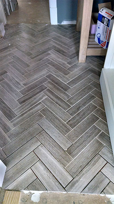 Ns herringbone tile